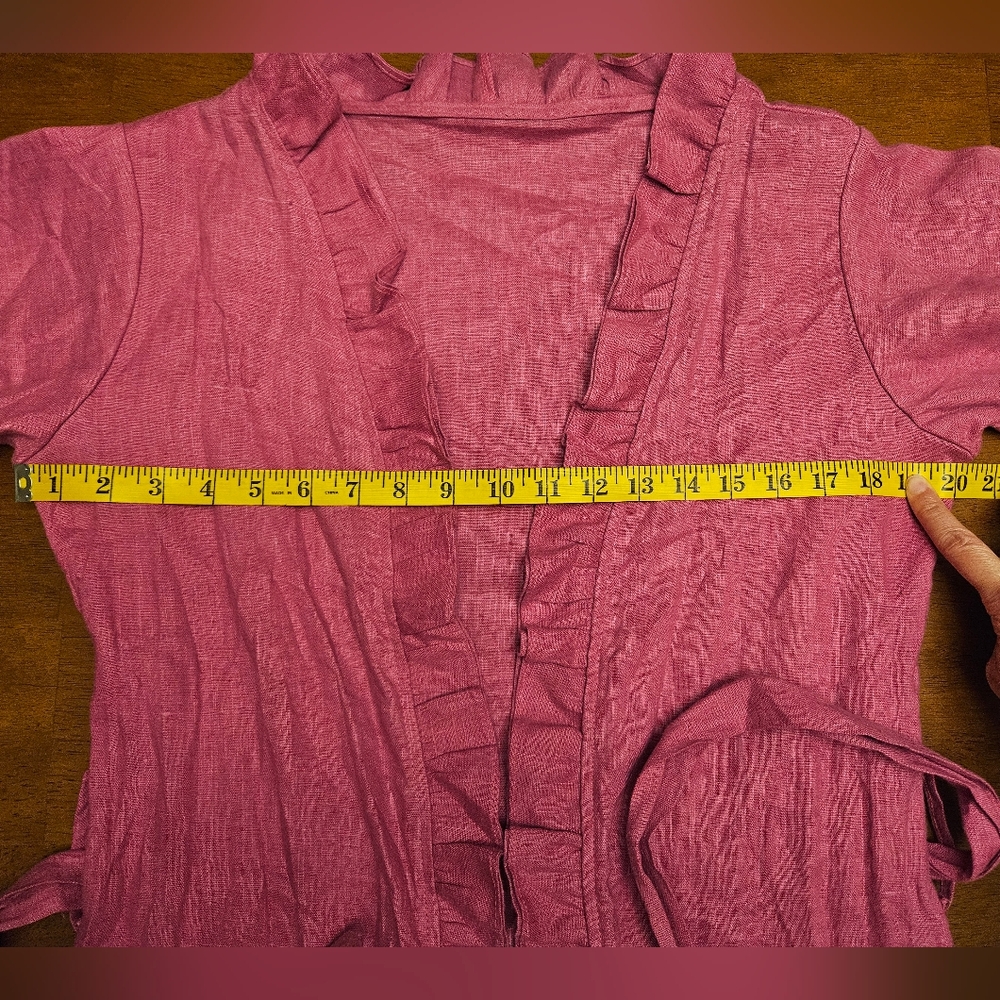 Pink Ruffled Swim Coverup - Picture 2 of 5
